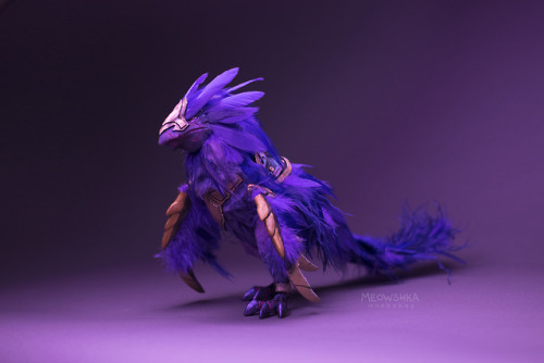 Voidtalon of the Dark Star: moveable handmade art doll