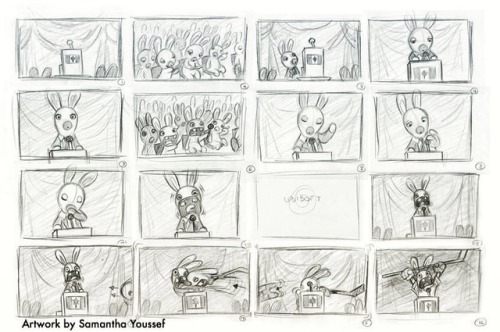 Throwback Thursday ! Some old storyboard sketches that I did when I directed a cinematic for Ubisoft