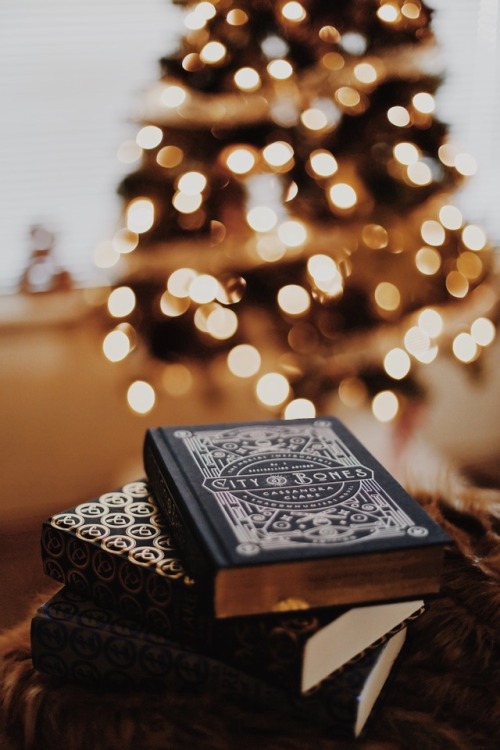 A very merry bookish Christmas.(Books by @cassandraclare) bookstagram | facebook | twitter | blog 