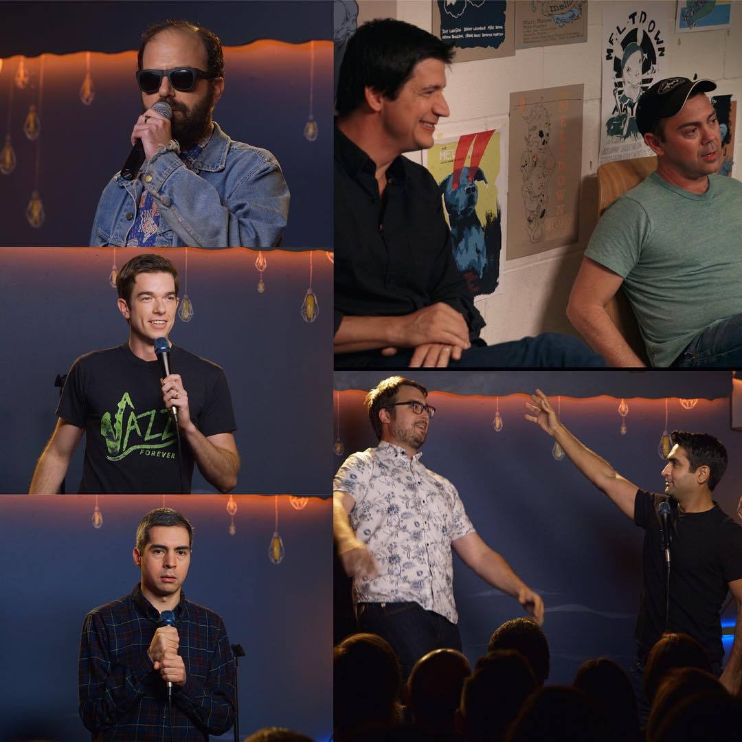 Tonight’s @meltdown_show ! @brettgelman @johnmulaney #brentweinbach also @kenmarino and @joelotruglio! #AgirlnamedLUCY