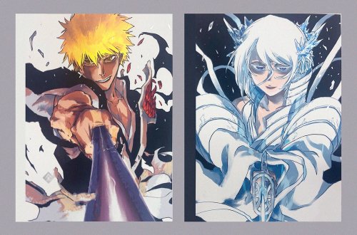 ichiruki:Cleaned version of new covers made by Kubo for an edition that compiles the whole manga lau