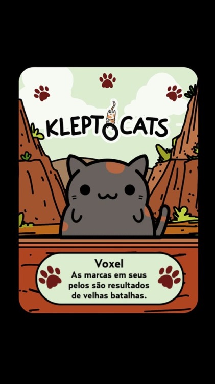 Aqui está meu novo amigo “Voxel” #KleptoCats...