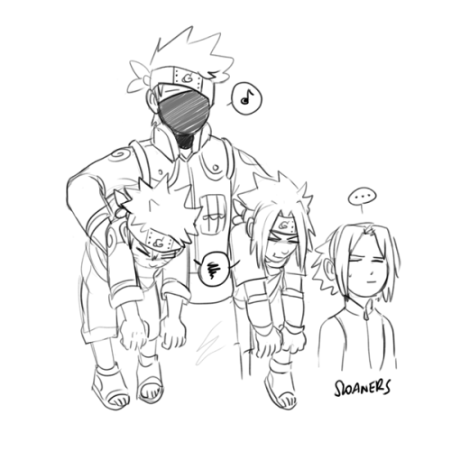 sloaners: Team Seven Fun ko-fi request sketch for @birkastan2018!!