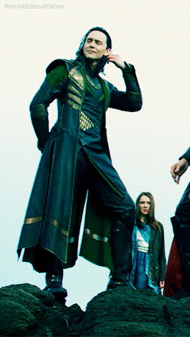 quoting-shakespeare-to-ducks:  Tom trying to subtly circumvent the Loki costume “modesty