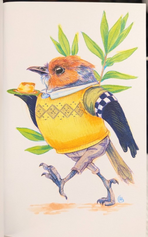 Avian August Day 26 - Lulu's Tody-flycatcher With Purin (or Crme Caramel)