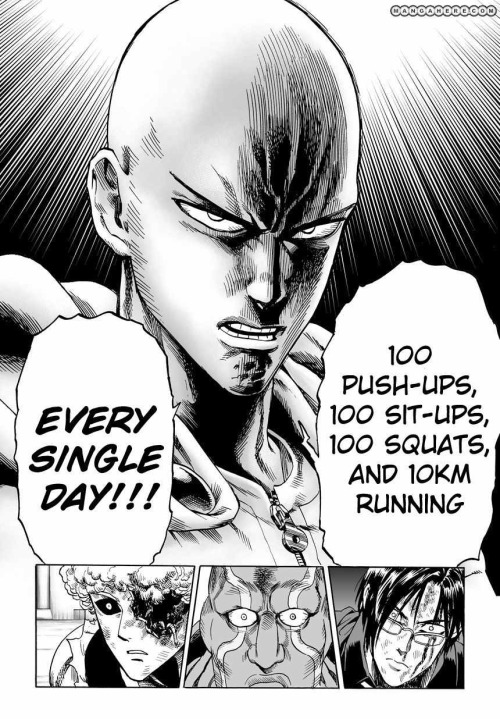 bestblackgirls:How did you become so strong Saitama ?