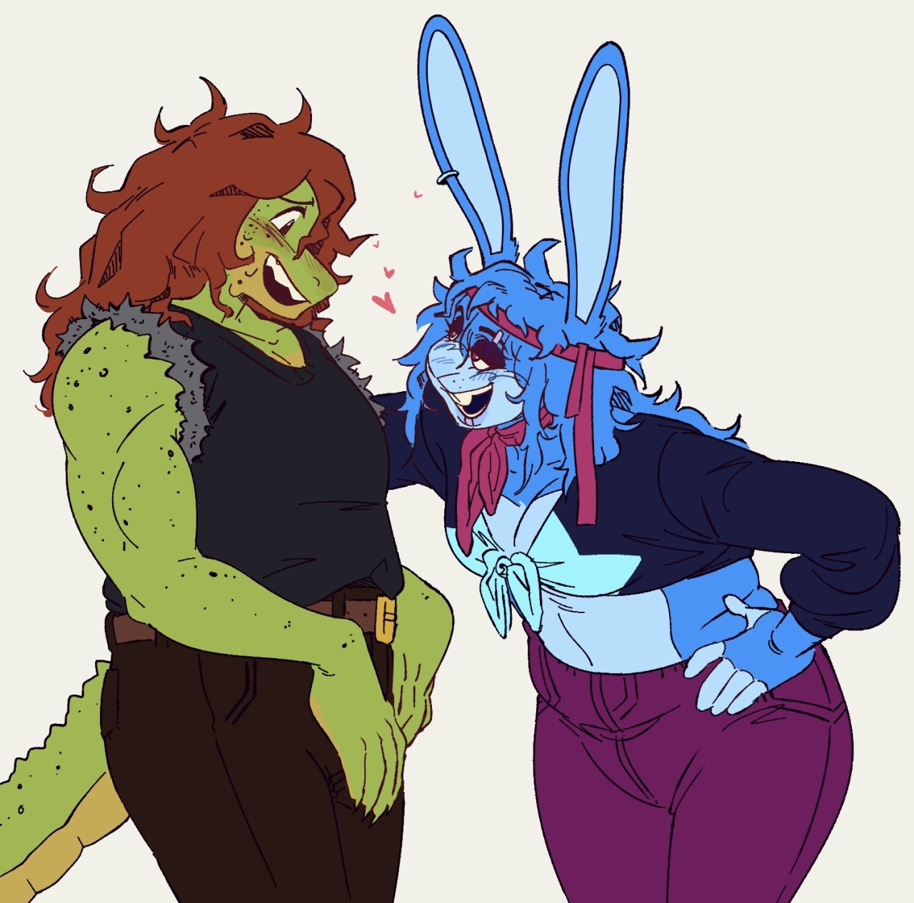 Preview of some Gatorbun art for a recent Ruin AU I'm working on