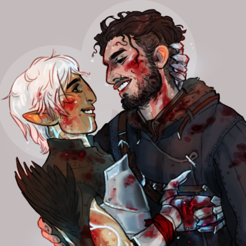 rennybu: this drawing and their love is sponsored by the no more bloody teeth modanyway. sweaty affi
