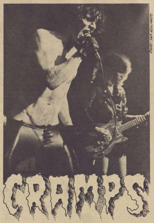 Lux Interior & Poison Ivy - The Cramps - Damage Magazine - July 80 - Photo by Sam Edwards