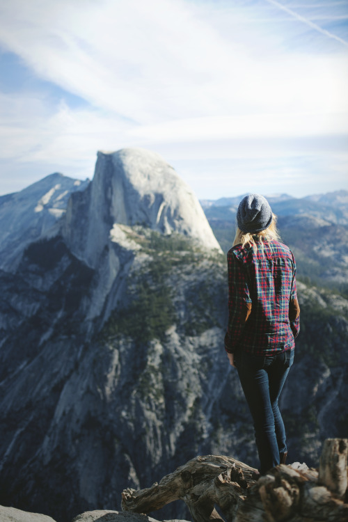 whitneyjustesen:Danielle at Glacier Point, Yosemite National ParkNovember 2014