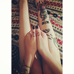 nataliejaneeex:  new cute thumb tattoos are