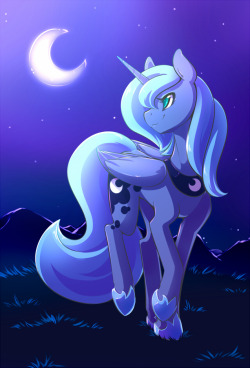 that-luna-blog:  Appreciation by DuskyAmore Need more Princess Luna in her weakened or younger form. Forgot the crown buuut it isn’t really needed.  &lt;3