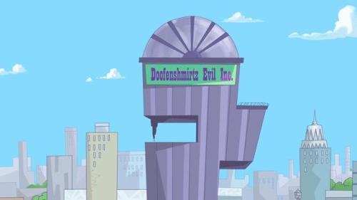 evilbuildingsblog:Mods are asleep, upvote Doofenshmirtz Evil Incorporated