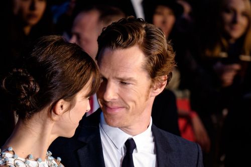 new tab for highres. Sophie Hunter and Benedict Cumberbatch, ‘Black Mass’ premiere, Octo
