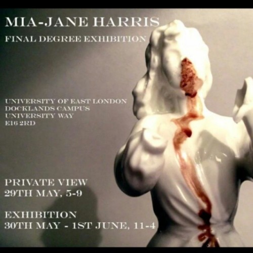 MY FINAL DEGREE SHOW OPENS TONIGHT! get your arses to the university of east london (cyprus dlr stat