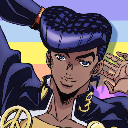 aroaesflags:Did some editing to those trans gay Josuke icons I made