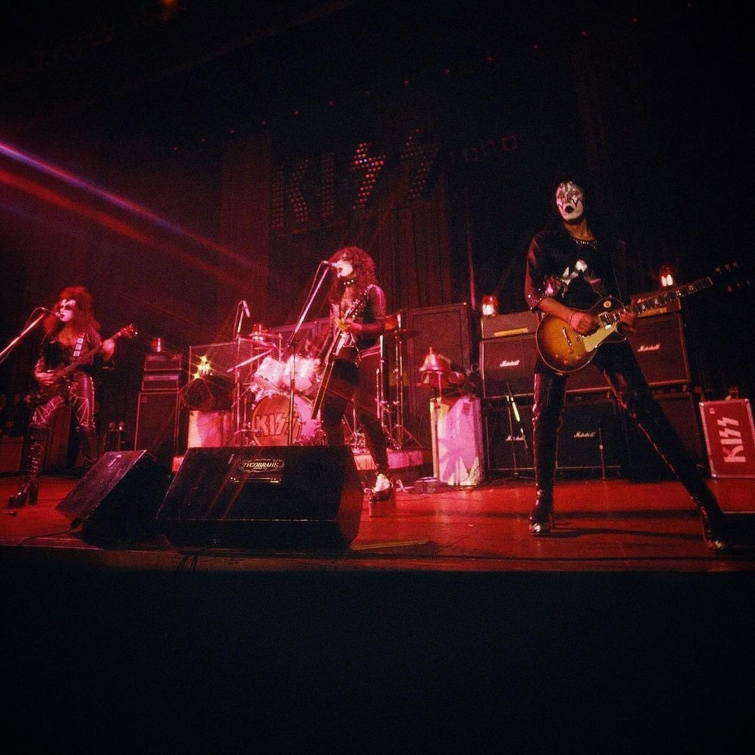 Posted @withregram • @kiss.tagram &lsquo;KISS&rsquo; Tour. Long Beach Auditorium.