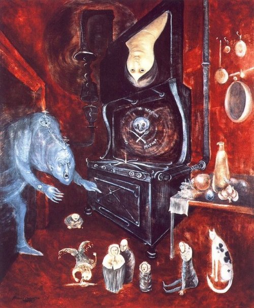 groovygraphics: Leonora Carrington - Warning Mother