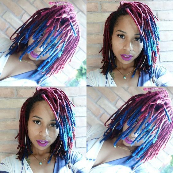 Featured image of post Purple And Pink Locs / Pink can be vibrant and energetic in other applications too.