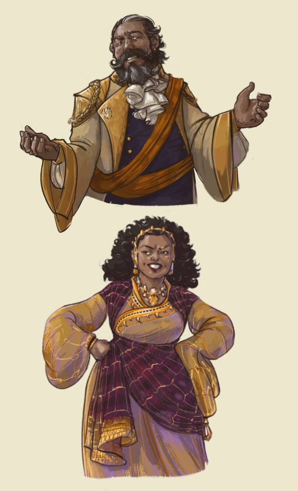 Sebarial and Palona some more character designs until I can read Words of Radiance again... also so I can come up with more...