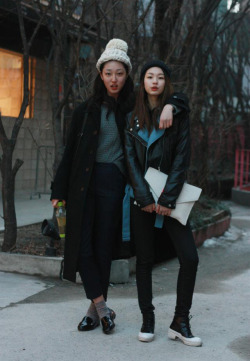 koreanmodel:  Streetstyle: Park Sunha and