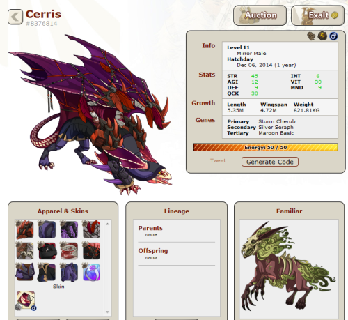 Cerris&hellip; there’s so much I could do with him scrollwise but I also am pretty happy with him as