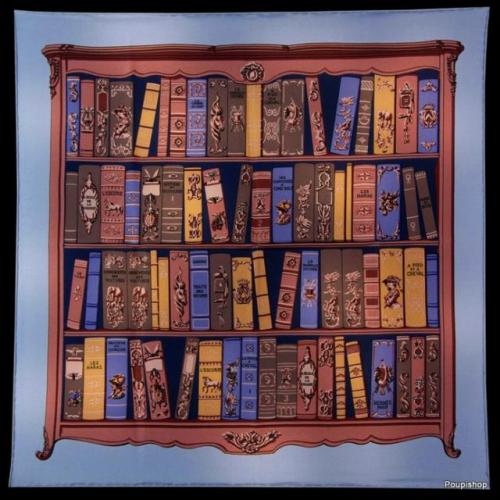 Hermes Bibliotheque by Hugo Grygkar (2007/2010).Available as a 45cm carre and also as.. wallpaper =D