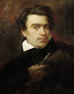 Pierre van Hanselaere (Belgian, 1786-1862), Self-portrait, 1824. Oil on canvas. Rijksmuseum, Amsterdam.