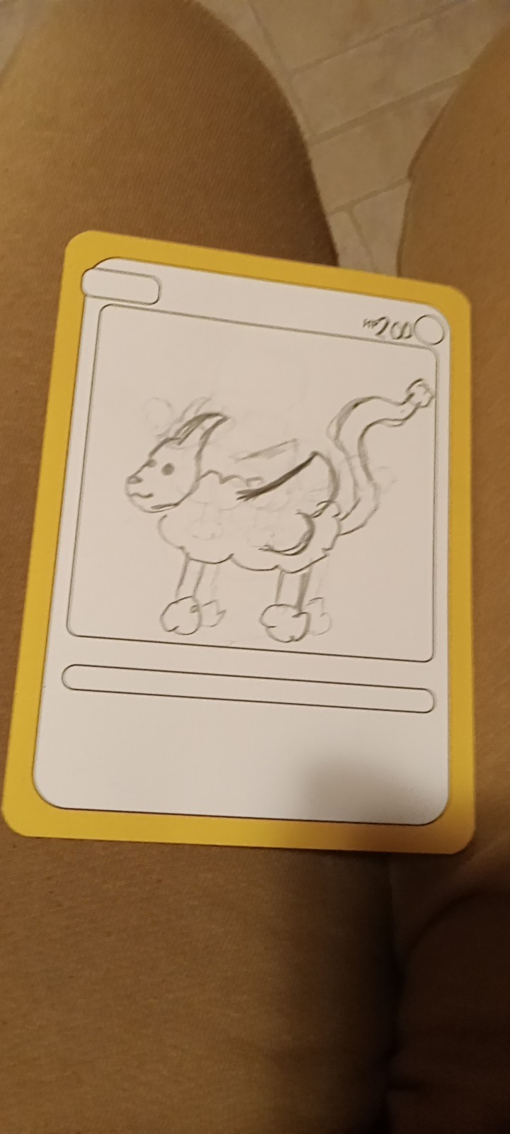 Got A Pokmon Card Template At A Con. This Is My Best Attempt At Making A Pokmon Yet! Name Ideas?