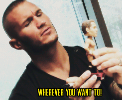 wwenate:  Oh.  Aw don’t worry Randy I still love your little flat booty! :)
