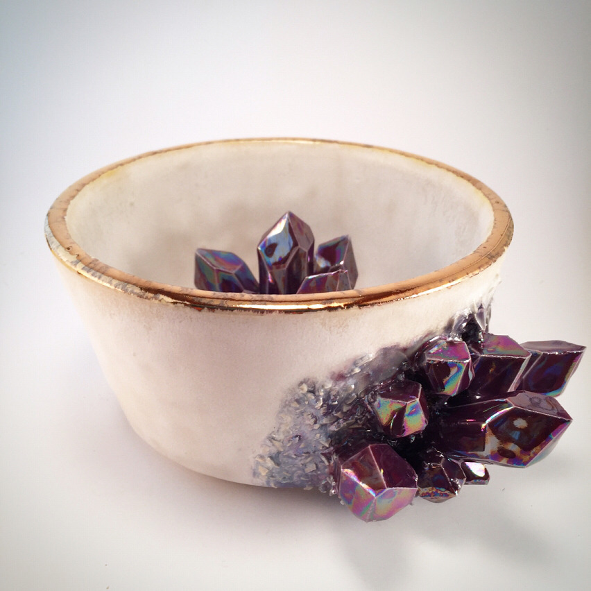 culturenlifestyle: New Exquisite Ceramics Grow Stunning Crystals  Collin Lynch from