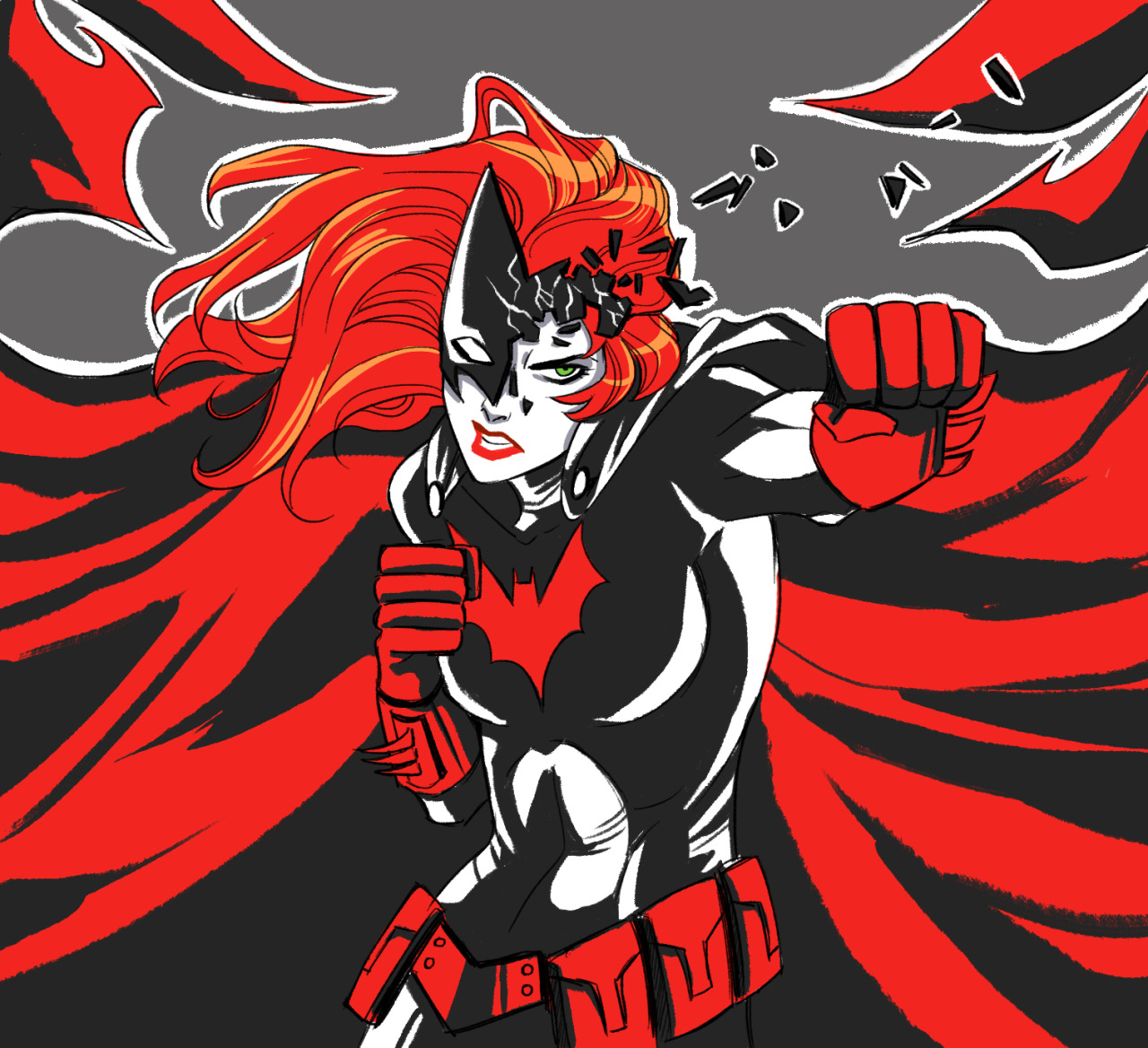 inkydandy:  Fierce ladies. Due to recent events, I lost a ton of inspiration and