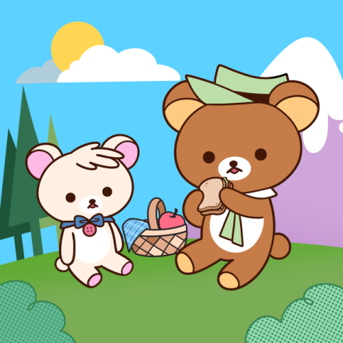 rilakkuma x yogi bear 