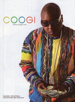 babyimbroke:  surra-de-bunda: Jadakiss for Coogi    AH-HAAH