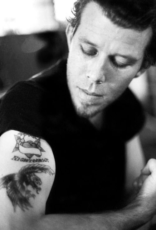 autumnsredglaze:  Tom’s tats. 