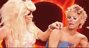 fuckyeahkatyazamolodchikova:  Tan With You - Katya & Trixie