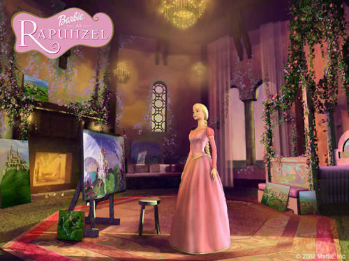 fyretrobarbie: Barbie Rapunzel wallpapers (700x525)