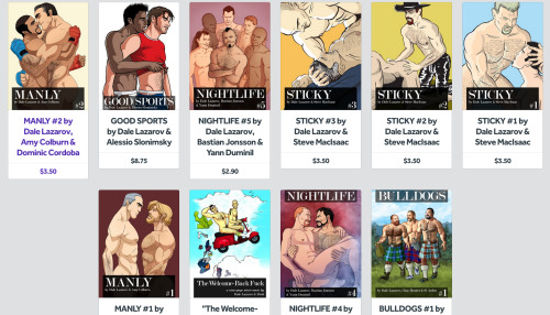 dalelazarov: It costs all of $37.20 to buy all 10 digital gay erotic comics currently on sale at htt