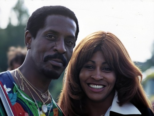 twixnmix: Ike & Tina Turner during the Startruckin’ 75 tour at Groenoordhallen in Leiden, Nether