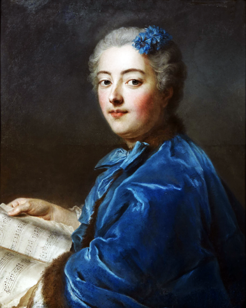 Maurice-Quentin de La Tour (1704-1788):Portrait of Marie-Sophie de Courcillon, Duchesse de Picquigny