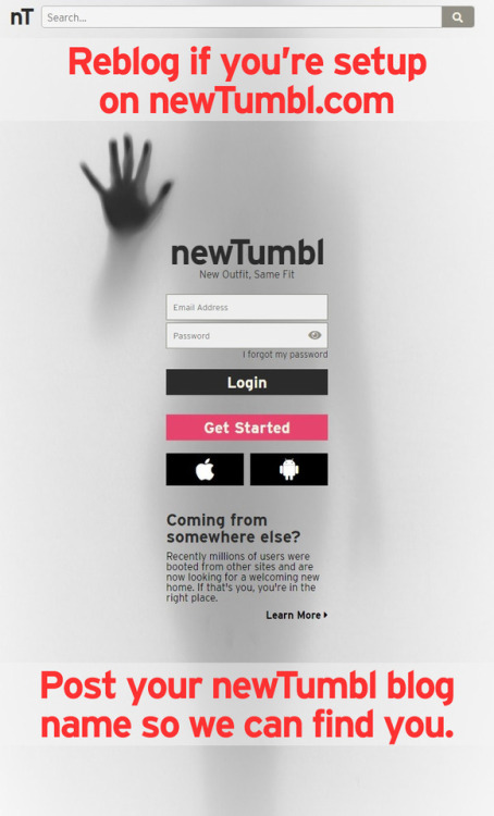 newtumbl-2019: Let’s get the word out! newTumbl is really taking off and the more community members 