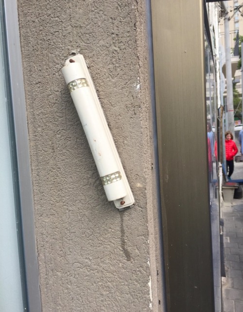 keshetchai:killjillthegreat:keshetchai:In Tel Aviv I started taking pictures of mezuzot, and if I go