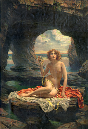 Edward John Poynter - At low tide (1914)