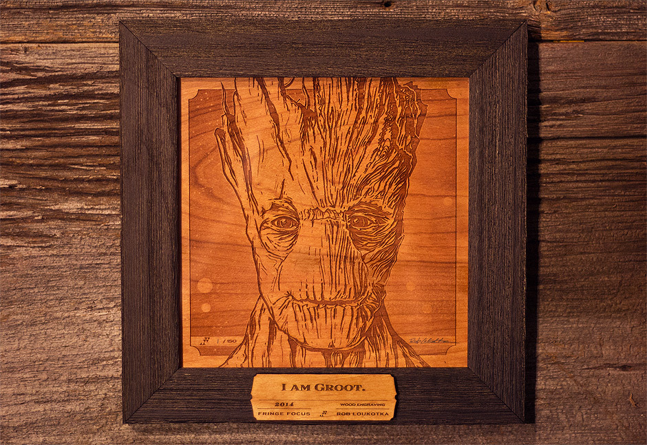 pixalry:  Guardians of the Galaxy Wood Portraits - Created by Rob Loukotka Available