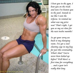 submissive-william:  I beat you in the gym,