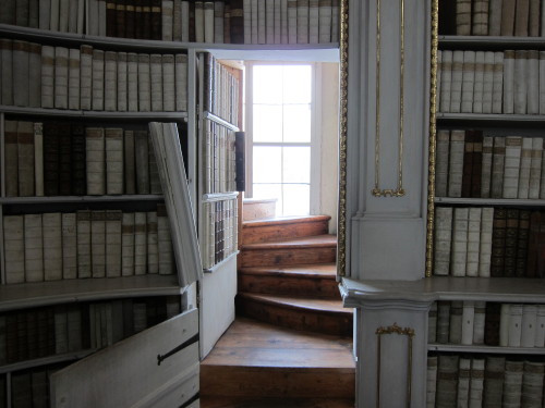 olympialetan: One of the secret doors of the Stift Admont library, Austria.