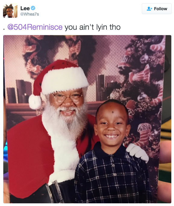 the-movemnt: Santa is real, black and lives in New Orleans. follow @the-movemnt 