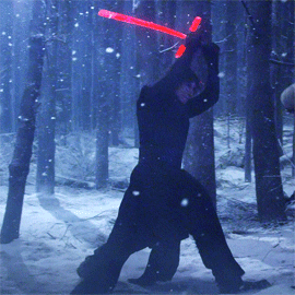u-r-my-wonder-wall: TFA bts: lightsaber duel in snow (1/?)