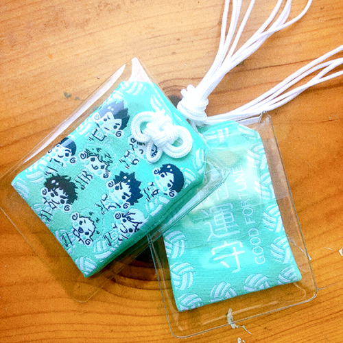 [Shop Link] Haikyuu!! Omamori. May you always be protected. Instagram || Twitter || Shop