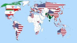 demisa:  askslinkybanana:mapsontheweb:Map of a survey asking the world who they sees as the biggest threat to world peace, 2013.Mmmhmas an American, this doesnt in the least surprise me,